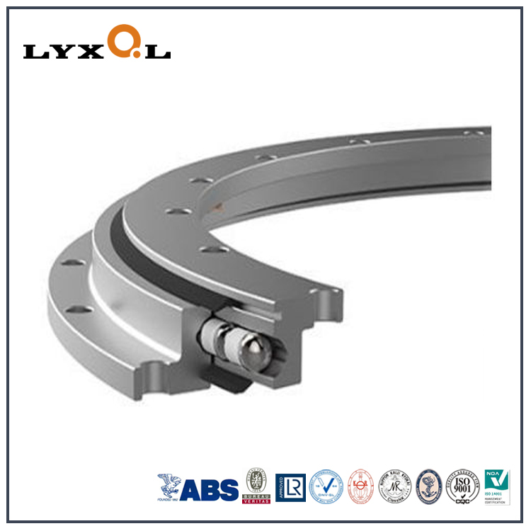 Slewing Ring Bearings with Dual Flanges (flanges in outer ring and